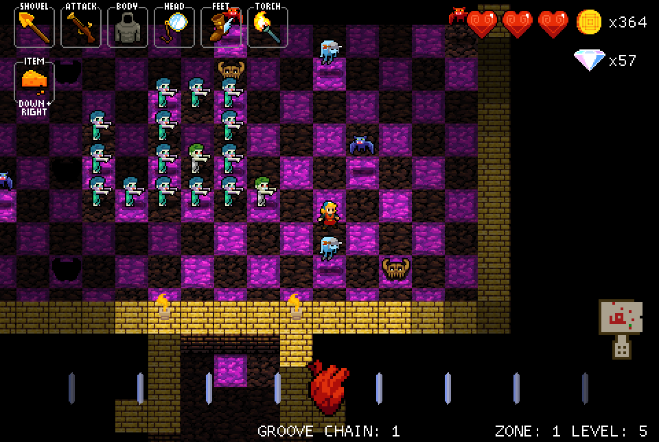 Скриншот из игры Crypt of the Necrodancer - 4