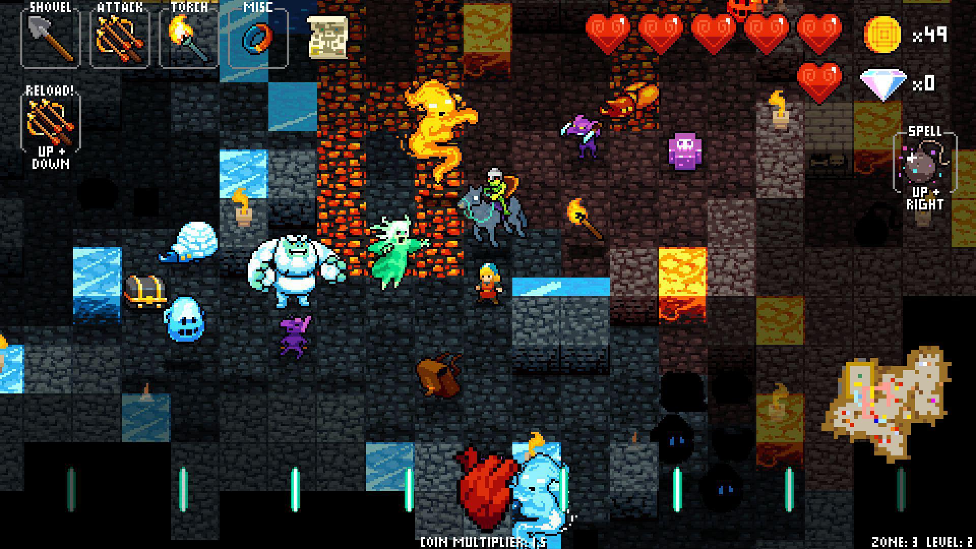 Скриншот из игры Crypt of the Necrodancer - 50