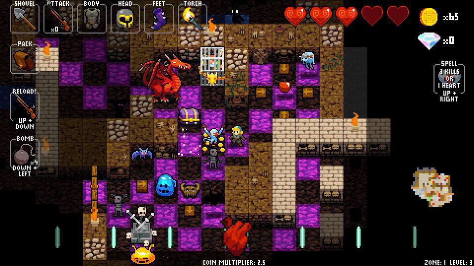 Скриншот из игры Crypt of the Necrodancer - 8