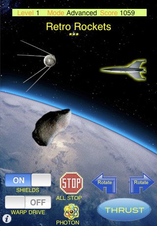 Скриншот из игры Retro Rockets - 1