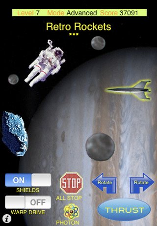 Скриншот из игры Retro Rockets - 3