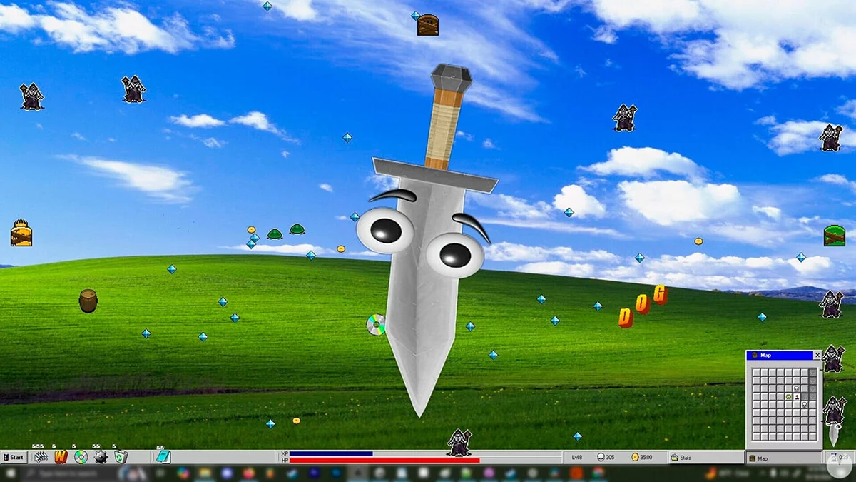 Скриншот из игры Desktop Survivors 98 - 7