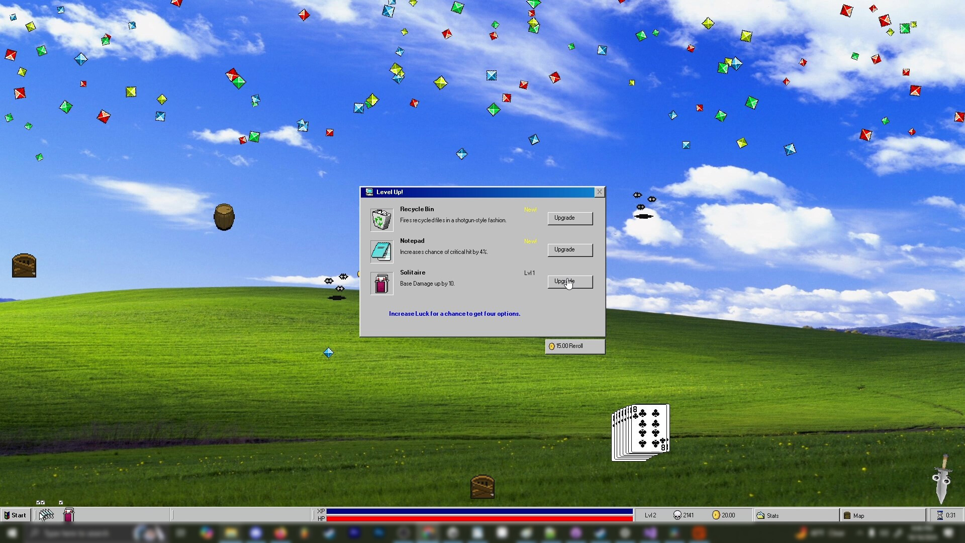 Скриншот из игры Desktop Survivors 98 - 4