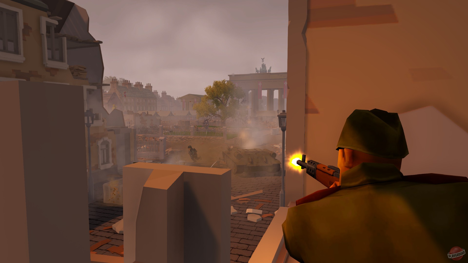 Скриншот из игры Brass Brigade - 3