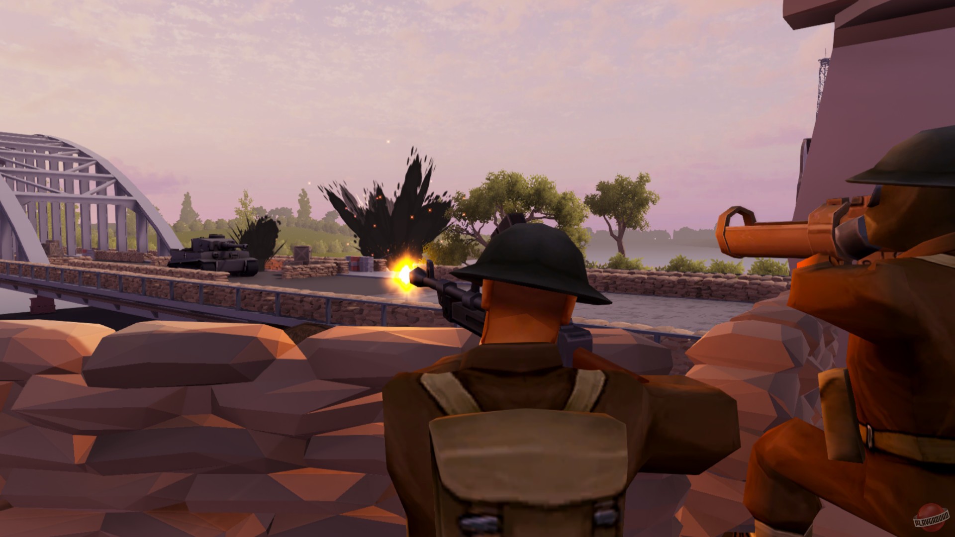 Скриншот из игры Brass Brigade - 1