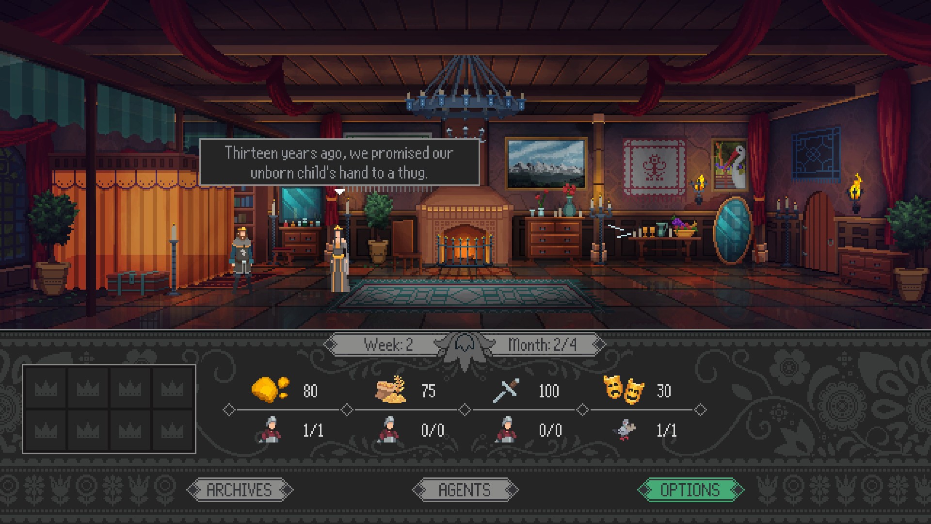 Скриншот из игры Yes, Your Grace - 53