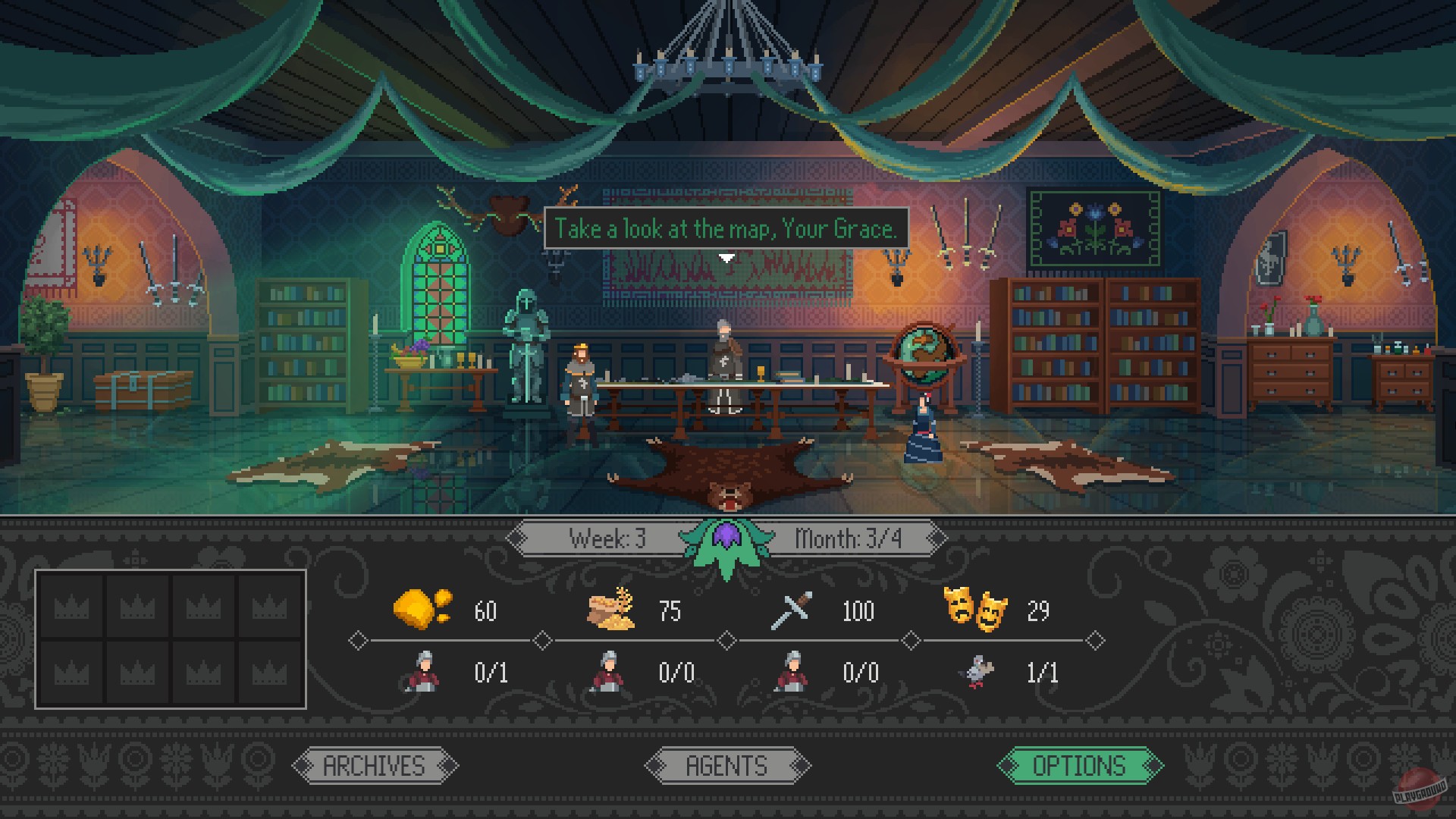 Скриншот из игры Yes, Your Grace - 48