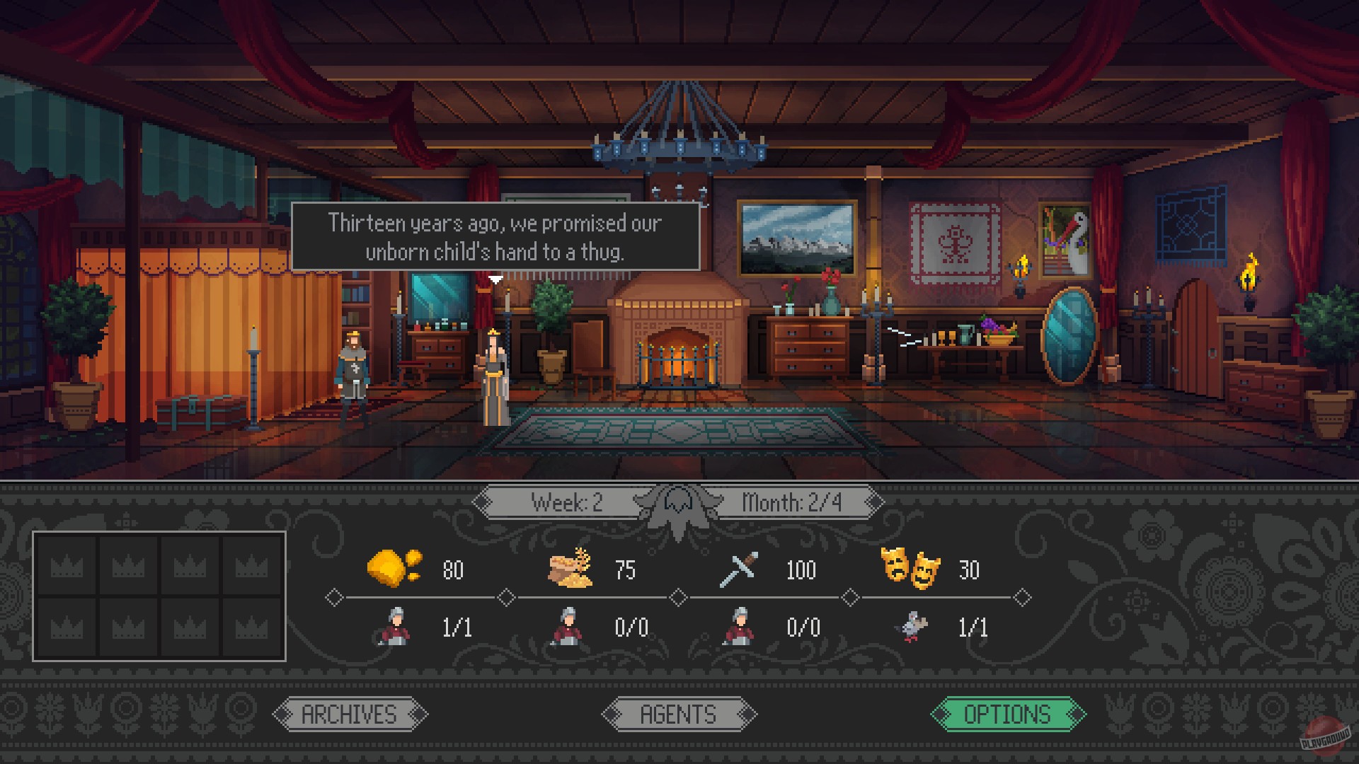 Скриншот из игры Yes, Your Grace - 23