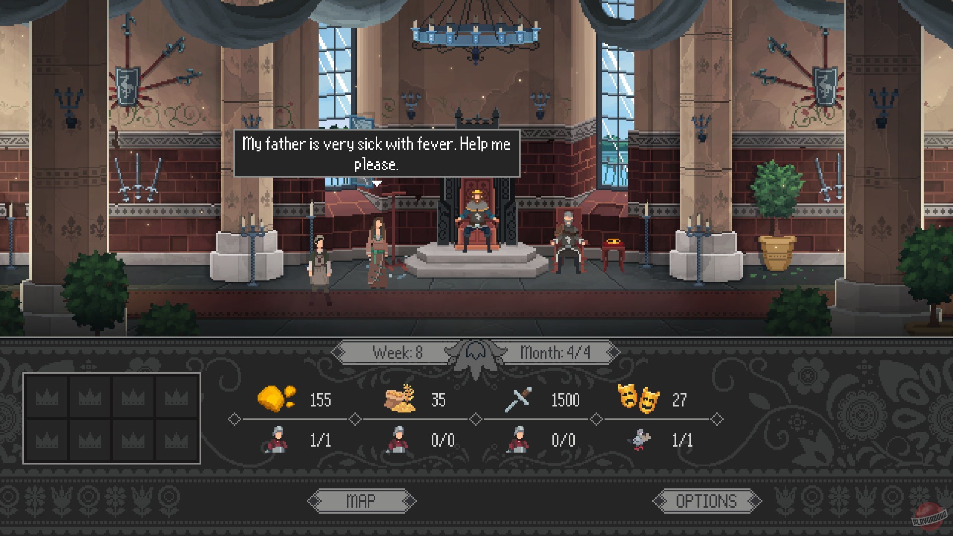 Скриншот из игры Yes, Your Grace - 39