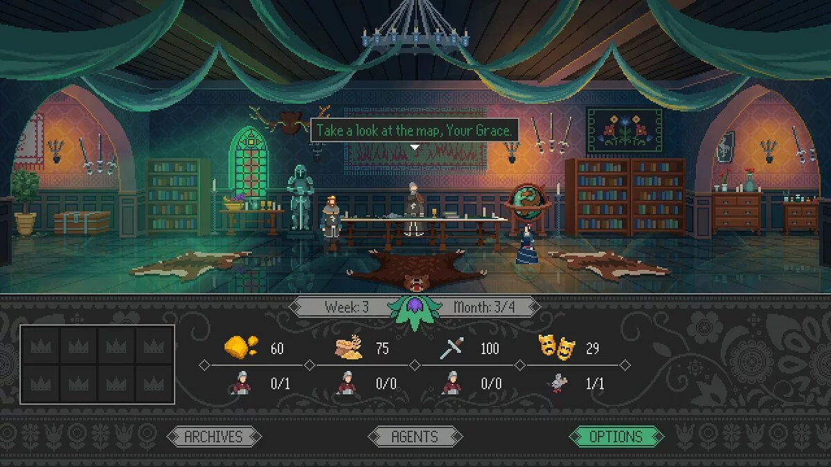 Скриншот из игры Yes, Your Grace - 22