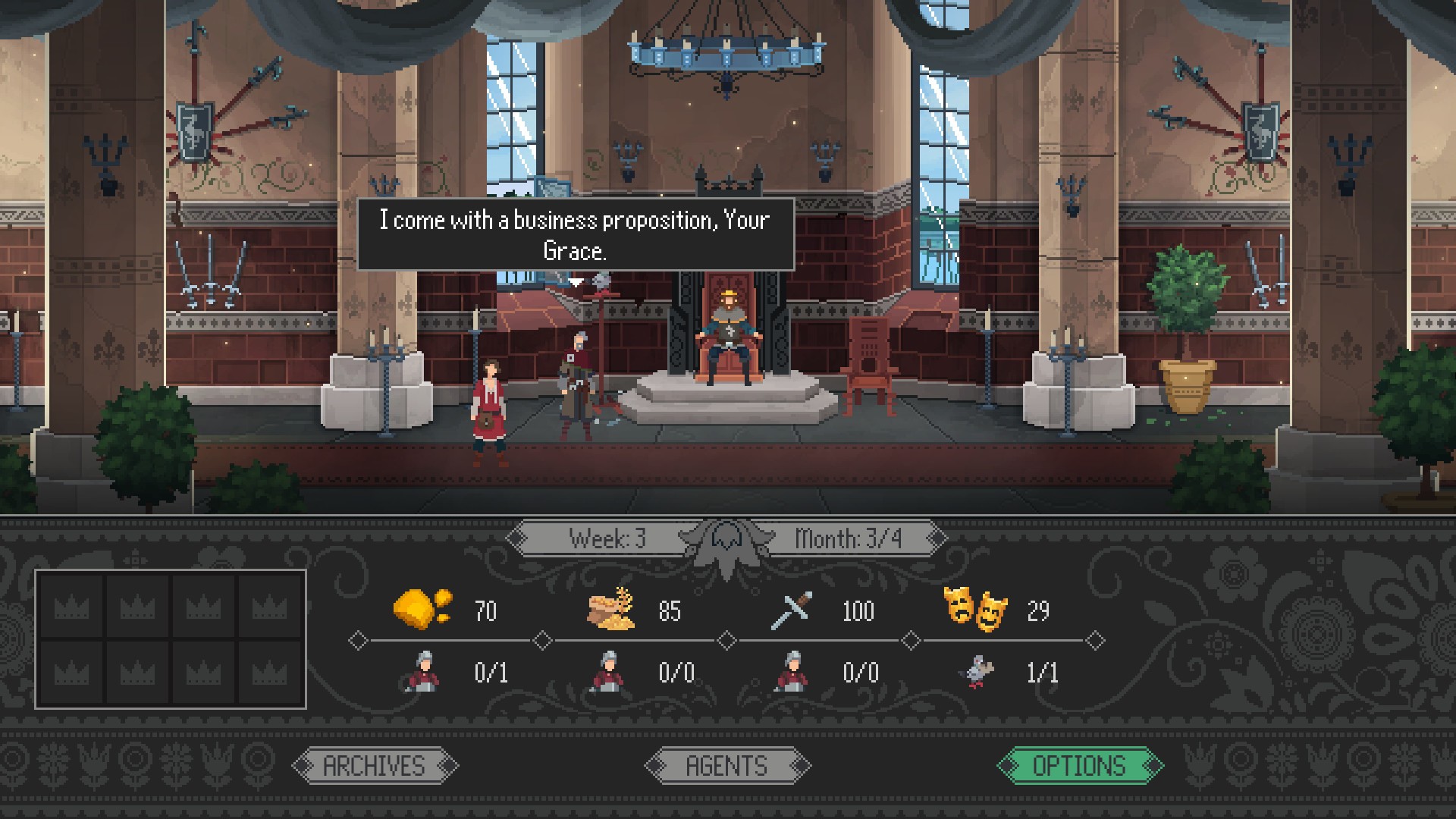 Скриншот из игры Yes, Your Grace - 20