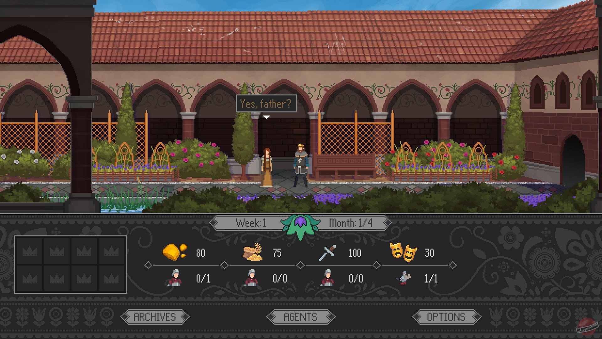 Скриншот из игры Yes, Your Grace - 46