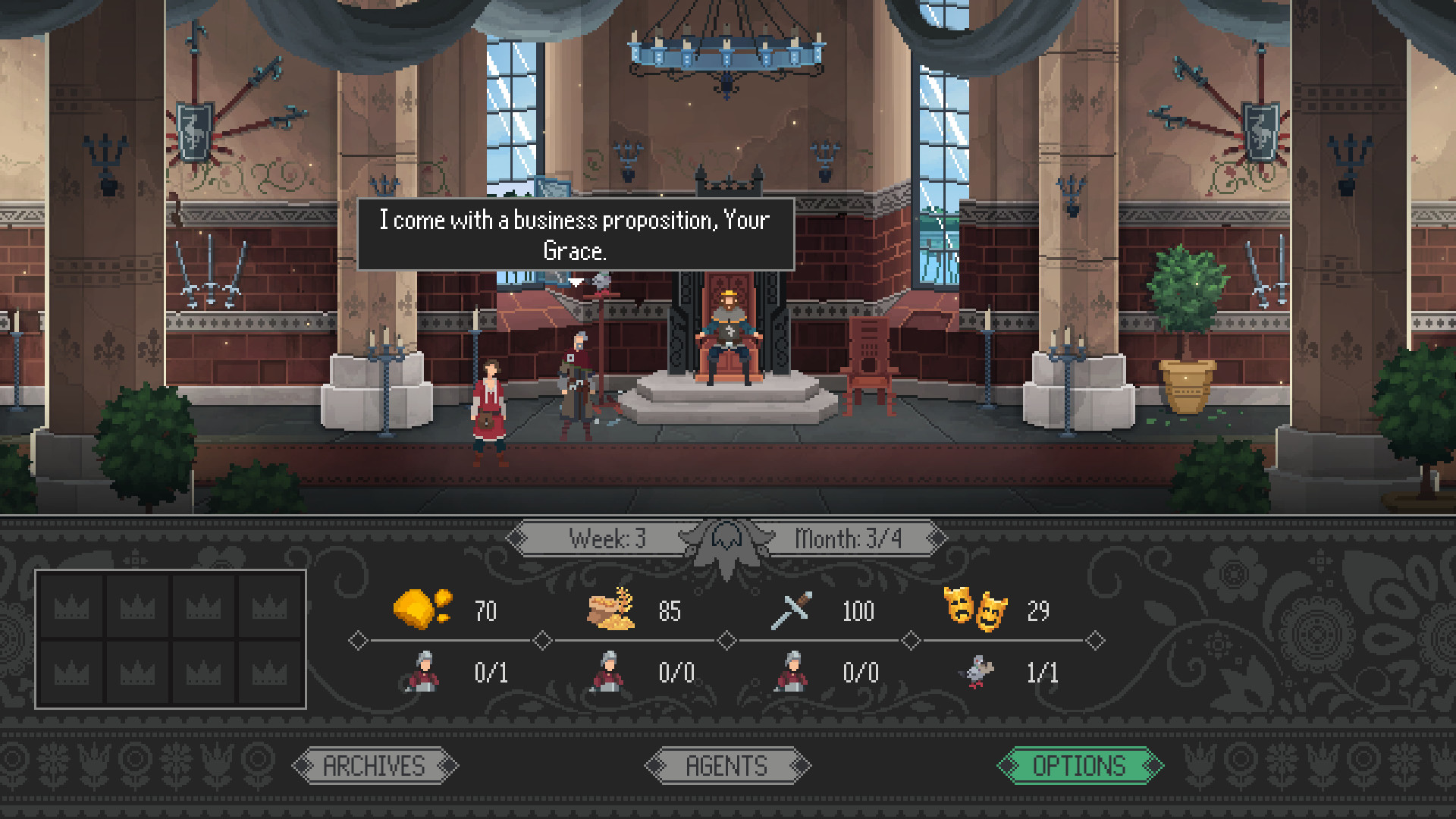 Скриншот из игры Yes, Your Grace - 11