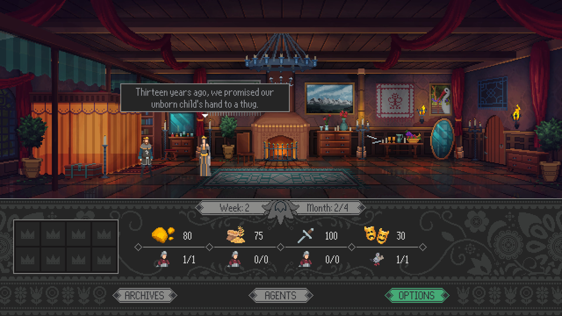 Скриншот из игры Yes, Your Grace - 6