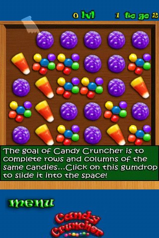 Скриншот из игры Candy Cruncher - 1