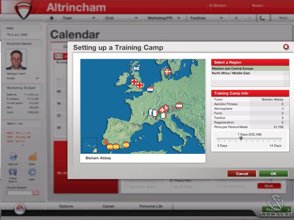 Скриншот из игры FIFA Manager 07 - 150