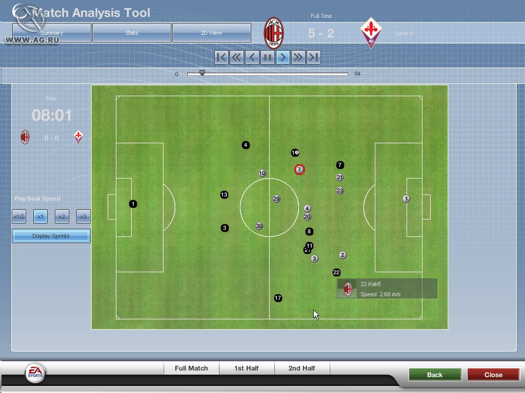 Скриншот из игры FIFA Manager 07 - 84