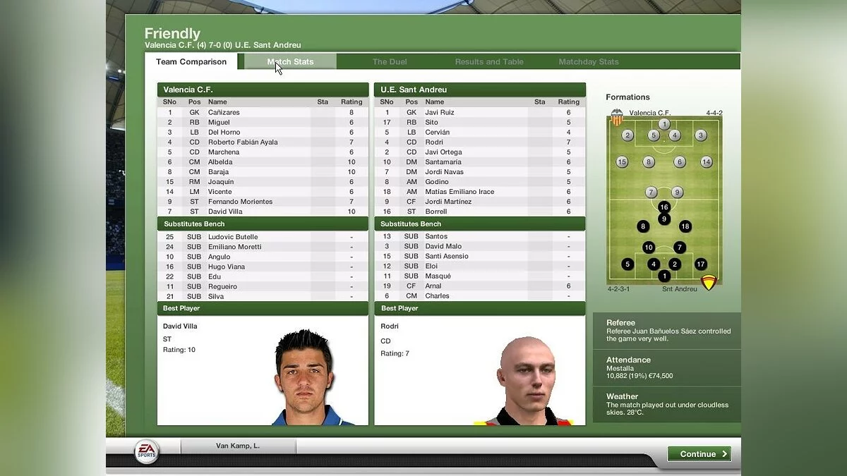 Скриншот из игры FIFA Manager 07 - 49