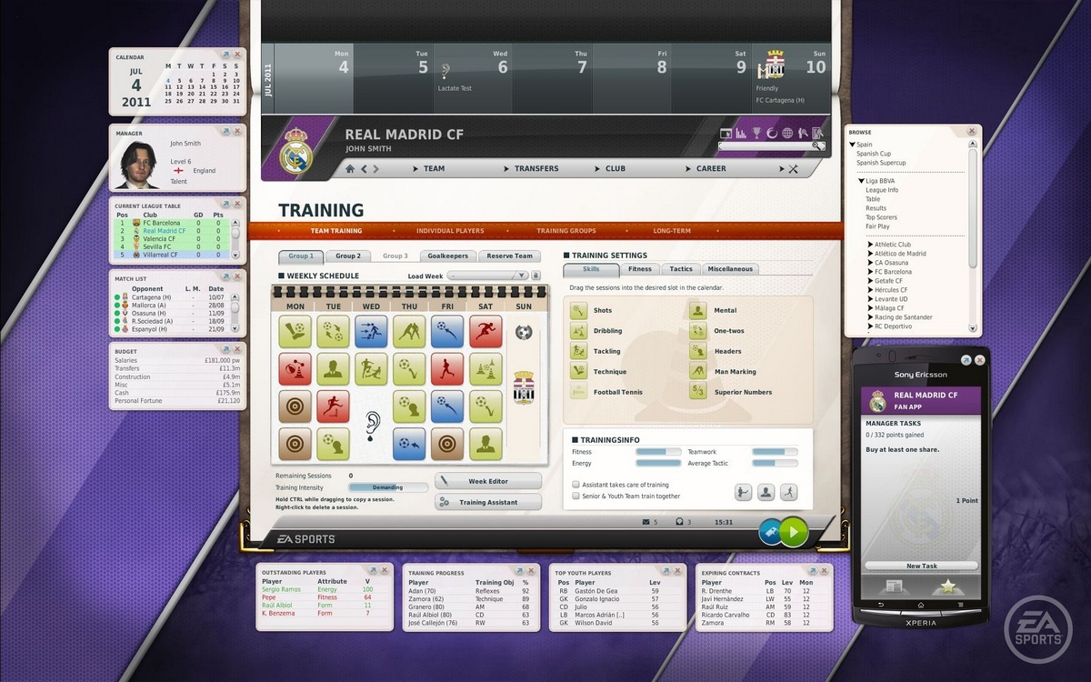 Скриншот из игры FIFA Manager 12 - 1