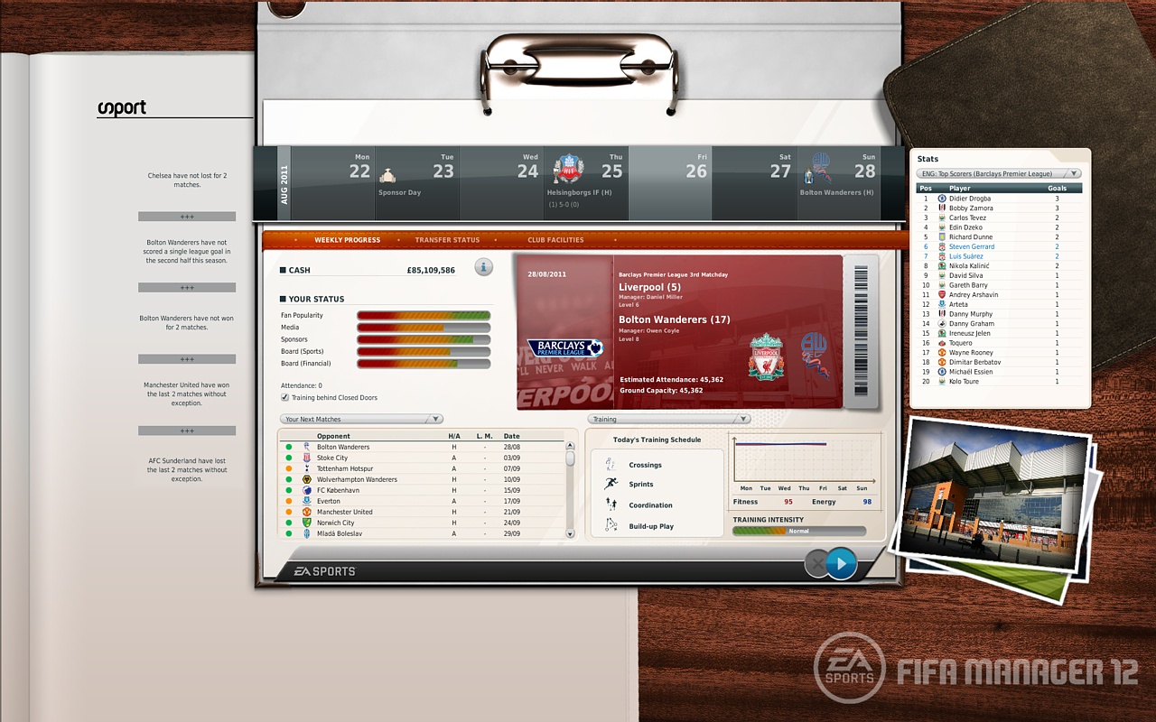 Скриншот из игры FIFA Manager 12 - 45