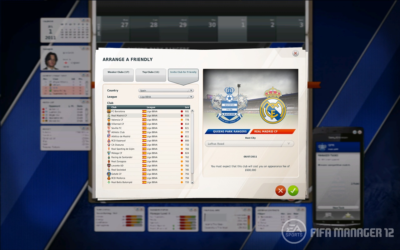 Скриншот из игры FIFA Manager 12 - 83