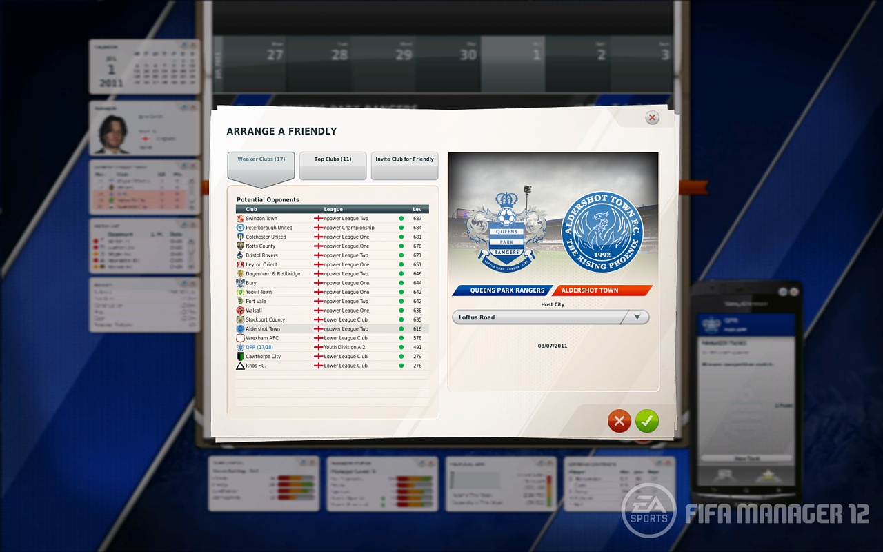 Скриншот из игры FIFA Manager 12 - 108