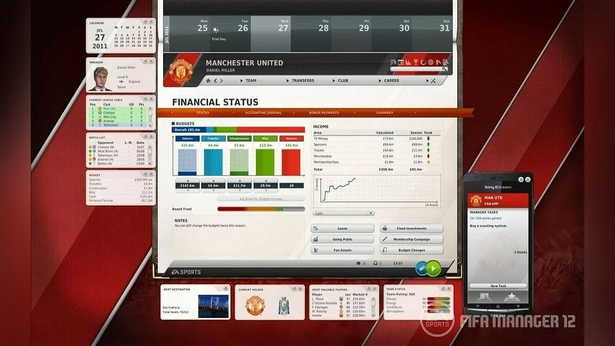 Скриншот из игры FIFA Manager 12 - 19