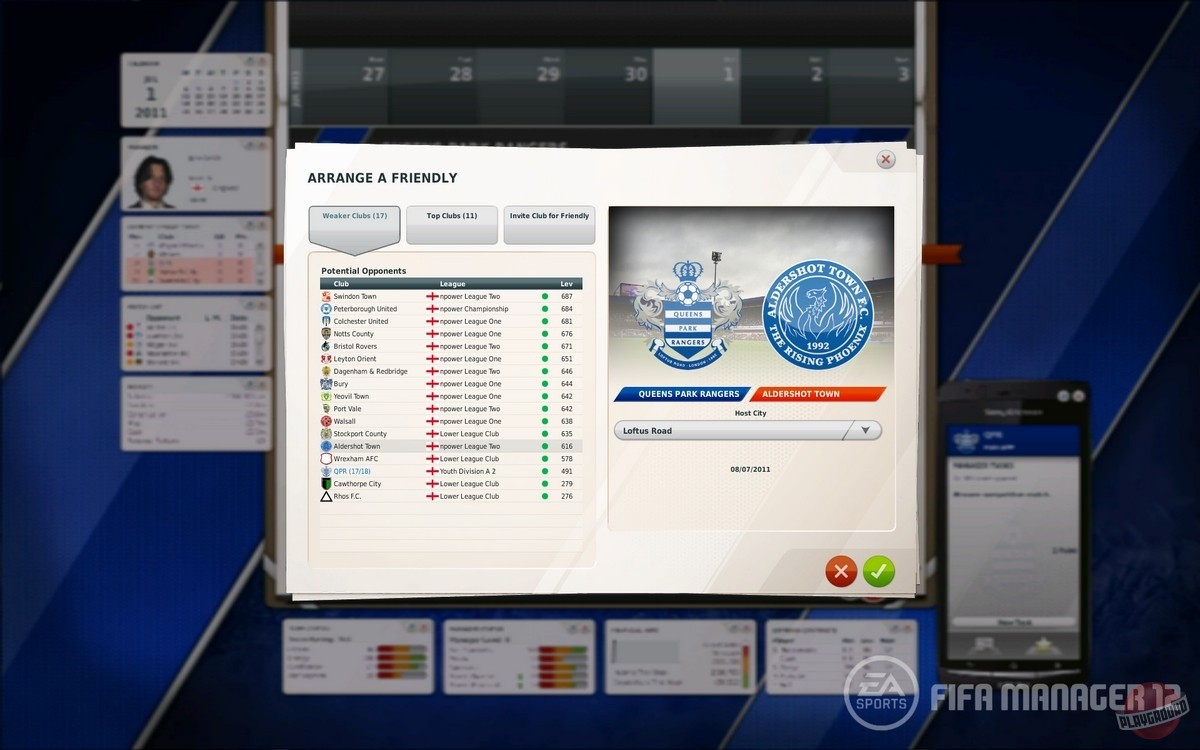 Скриншот из игры FIFA Manager 12 - 51