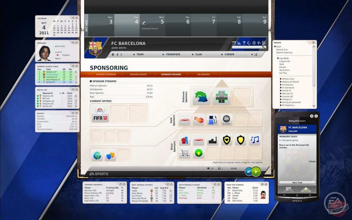 Скриншот из игры FIFA Manager 12 - 41