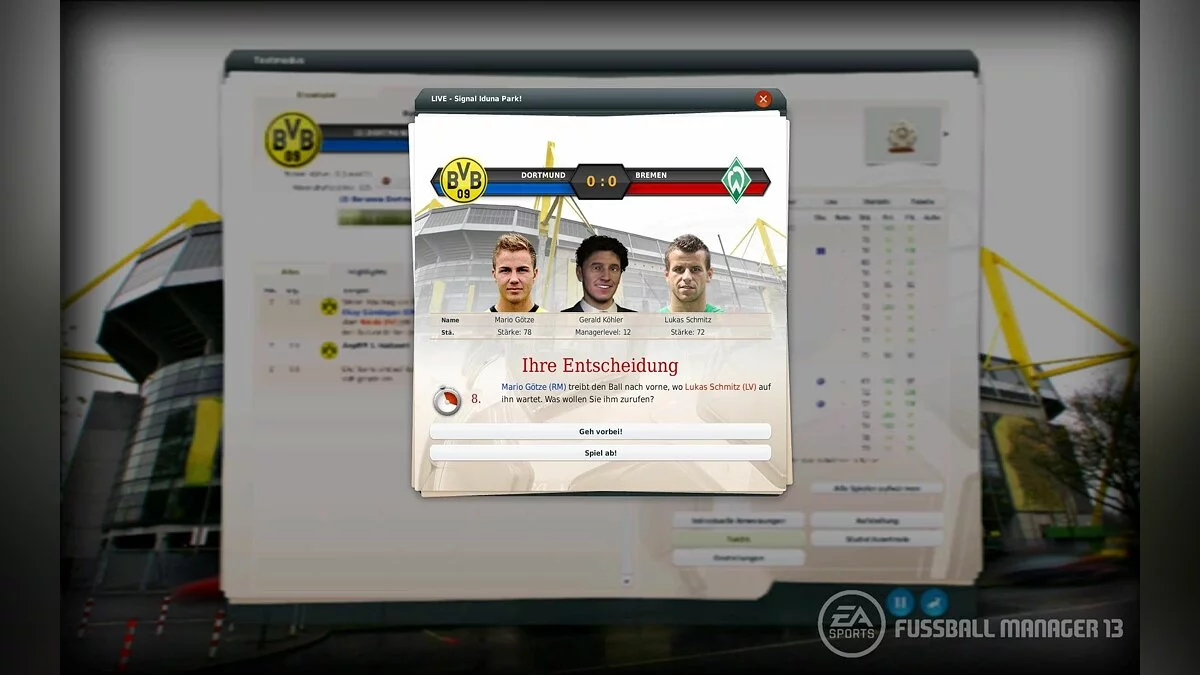 Скриншот из игры FIFA Manager 13 - 13