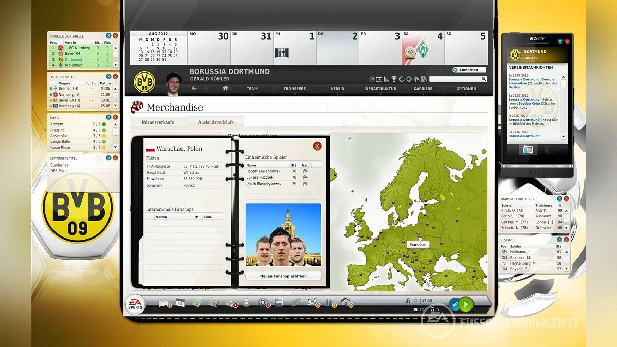 Скриншот из игры FIFA Manager 13 - 25