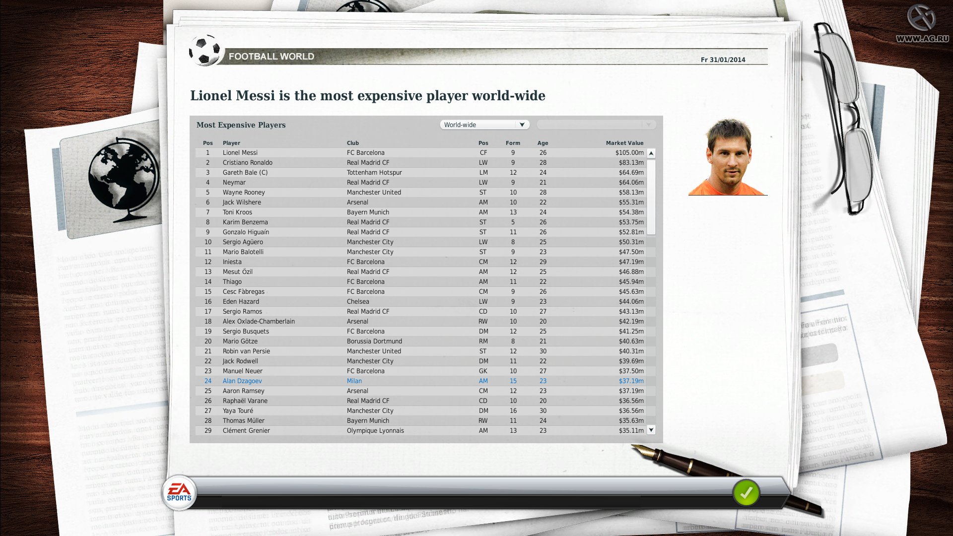 Скриншот из игры FIFA Manager 13 - 39