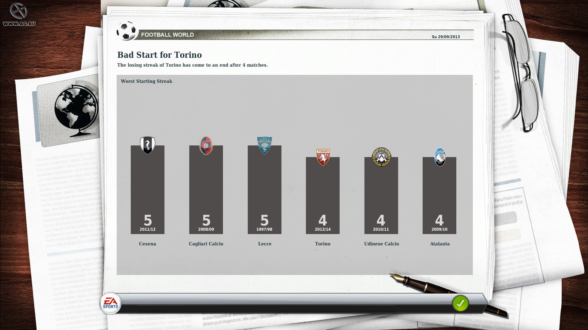 Скриншот из игры FIFA Manager 13 - 108