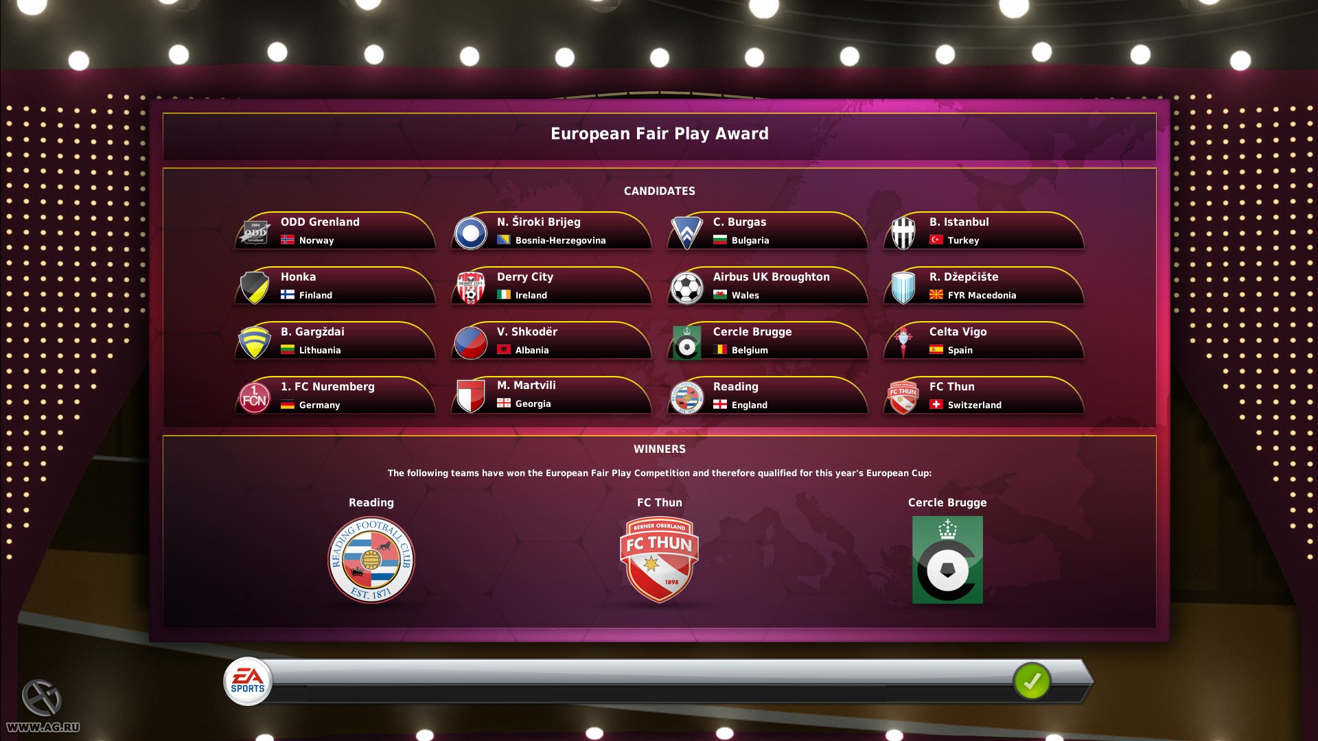 Скриншот из игры FIFA Manager 13 - 84