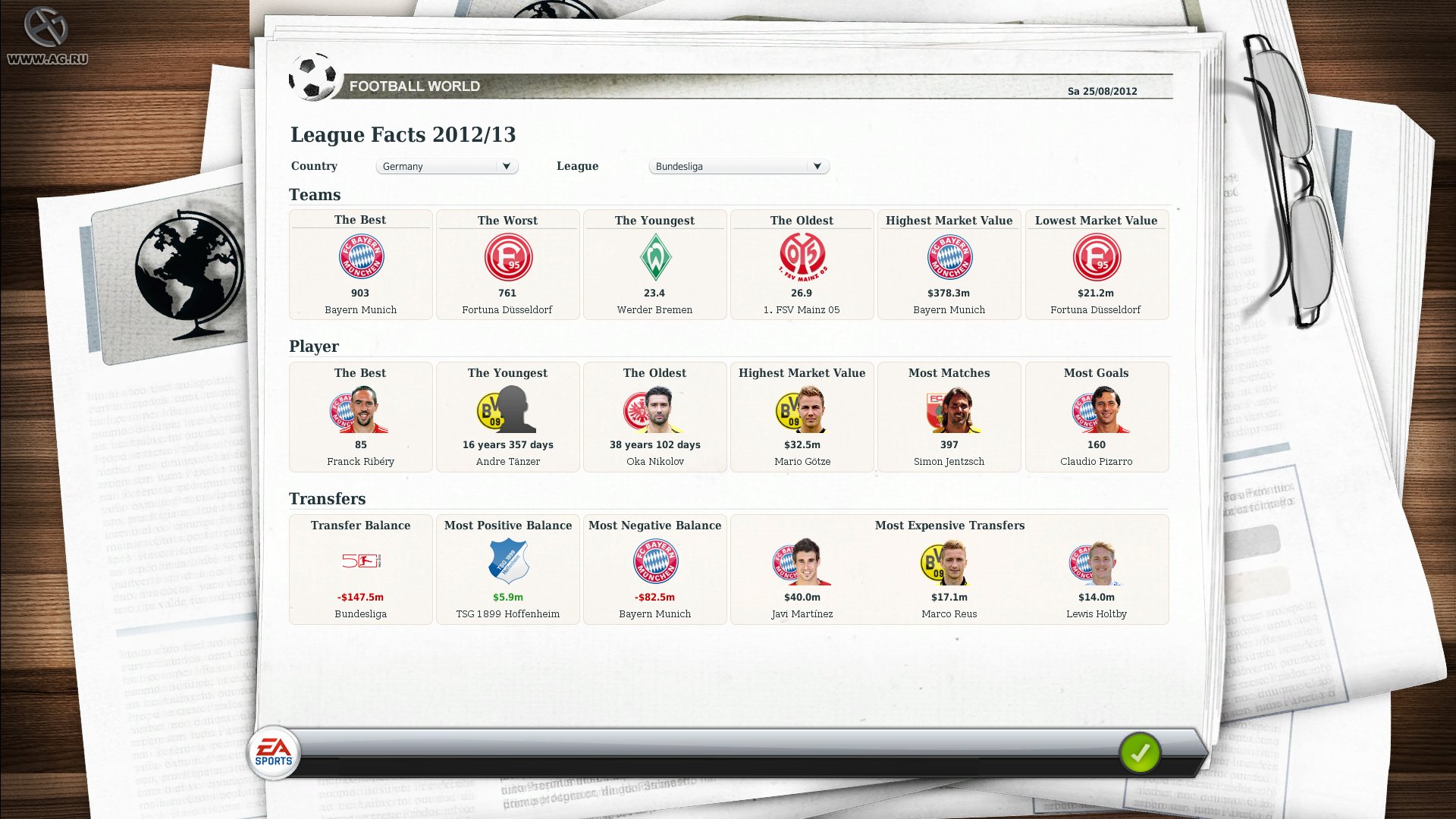 Скриншот из игры FIFA Manager 13 - 80