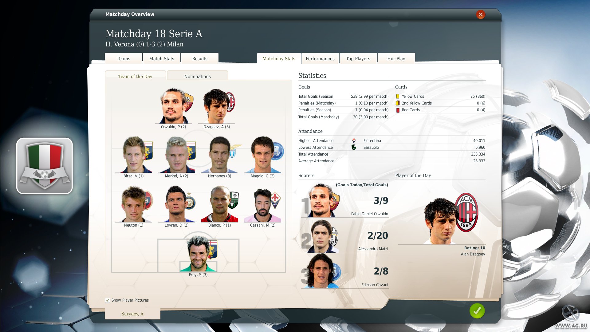 Скриншот из игры FIFA Manager 13 - 46