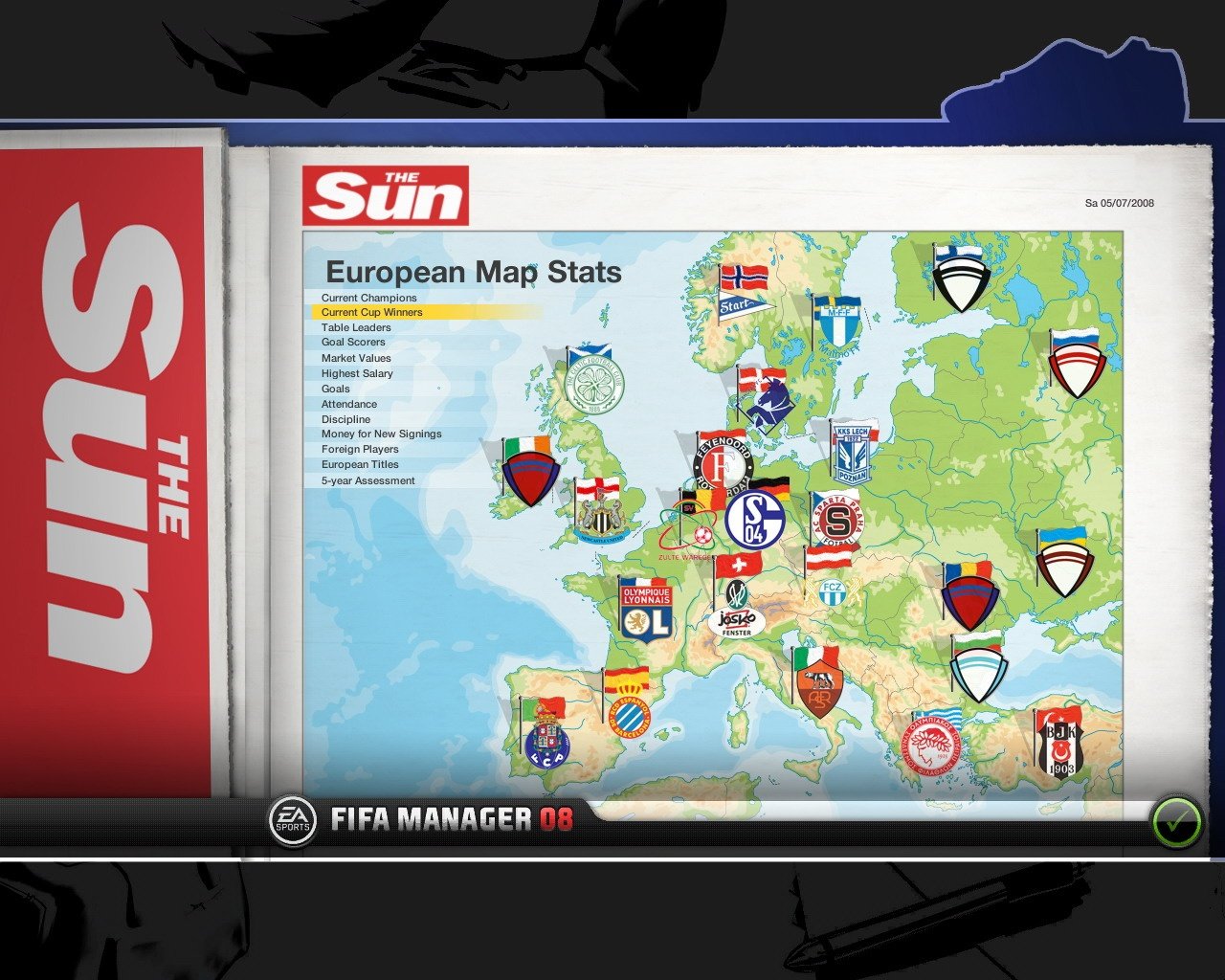 Скриншот из игры FIFA Manager 08 - 50