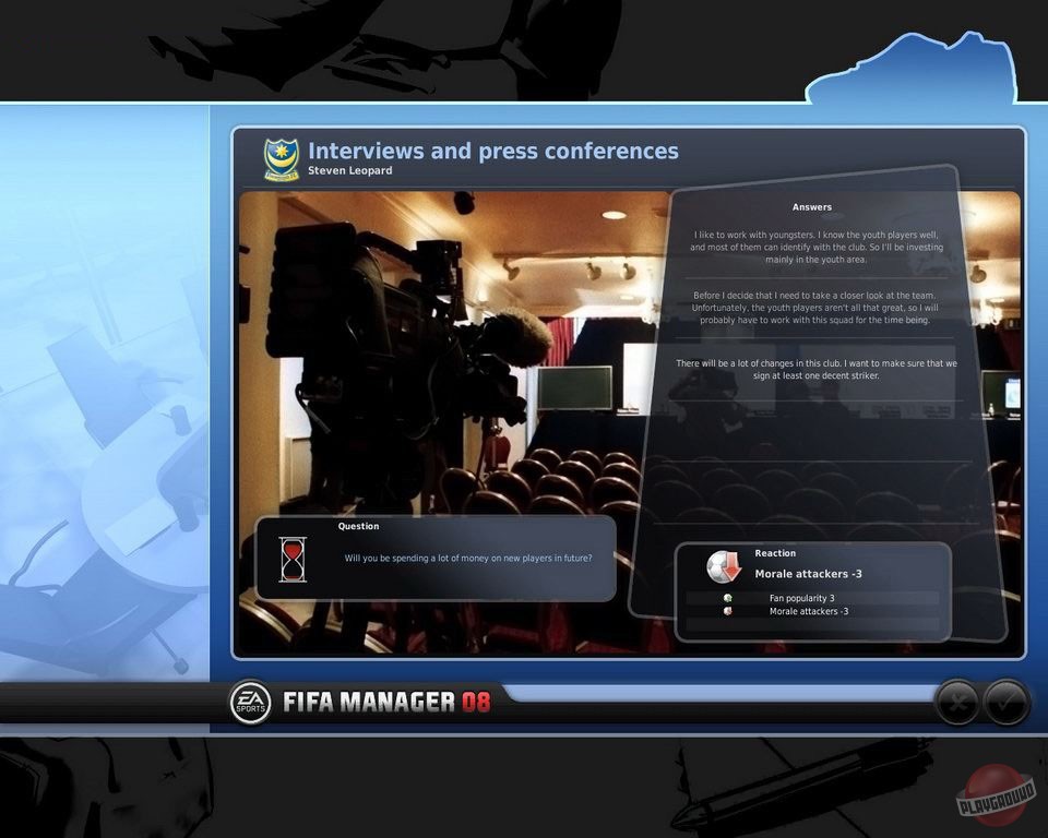 Скриншот из игры FIFA Manager 08 - 18