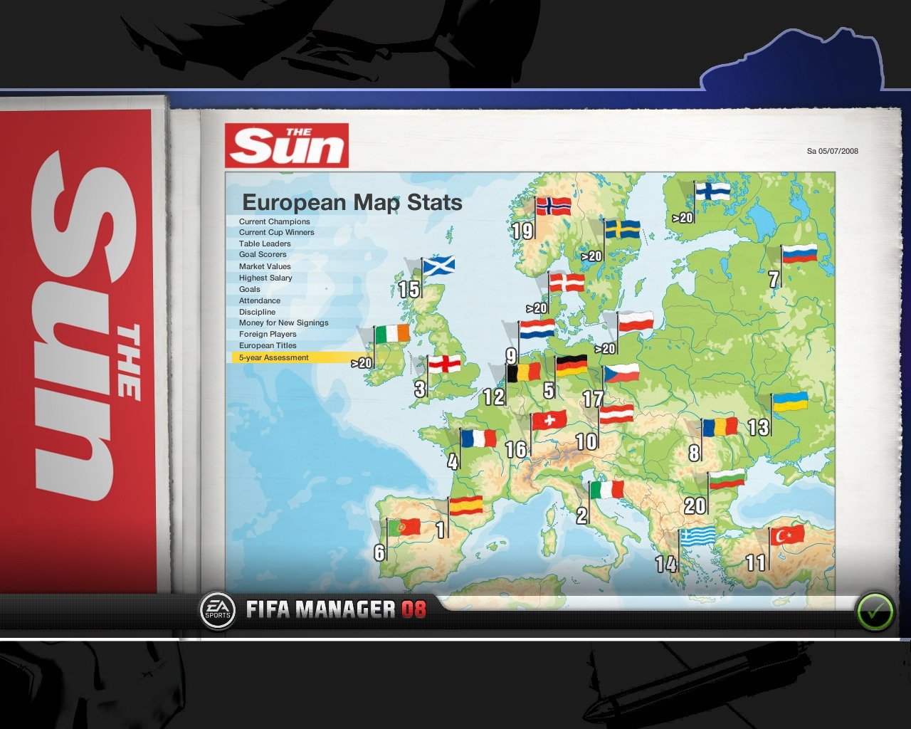 Скриншот из игры FIFA Manager 08 - 35