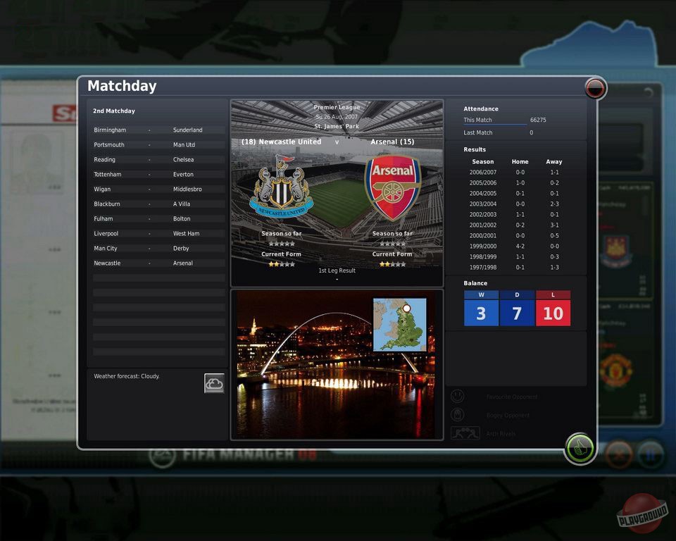 Скриншот из игры FIFA Manager 08 - 33