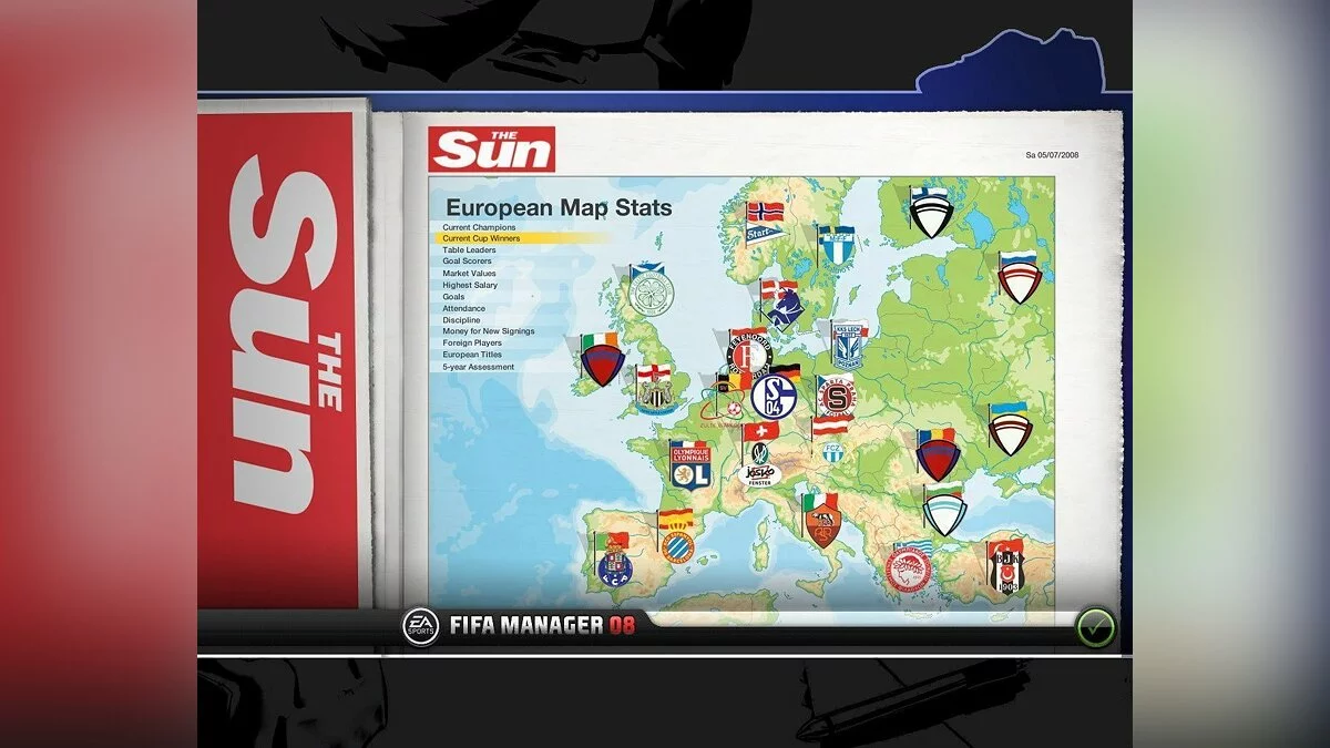 Скриншот из игры FIFA Manager 08 - 3