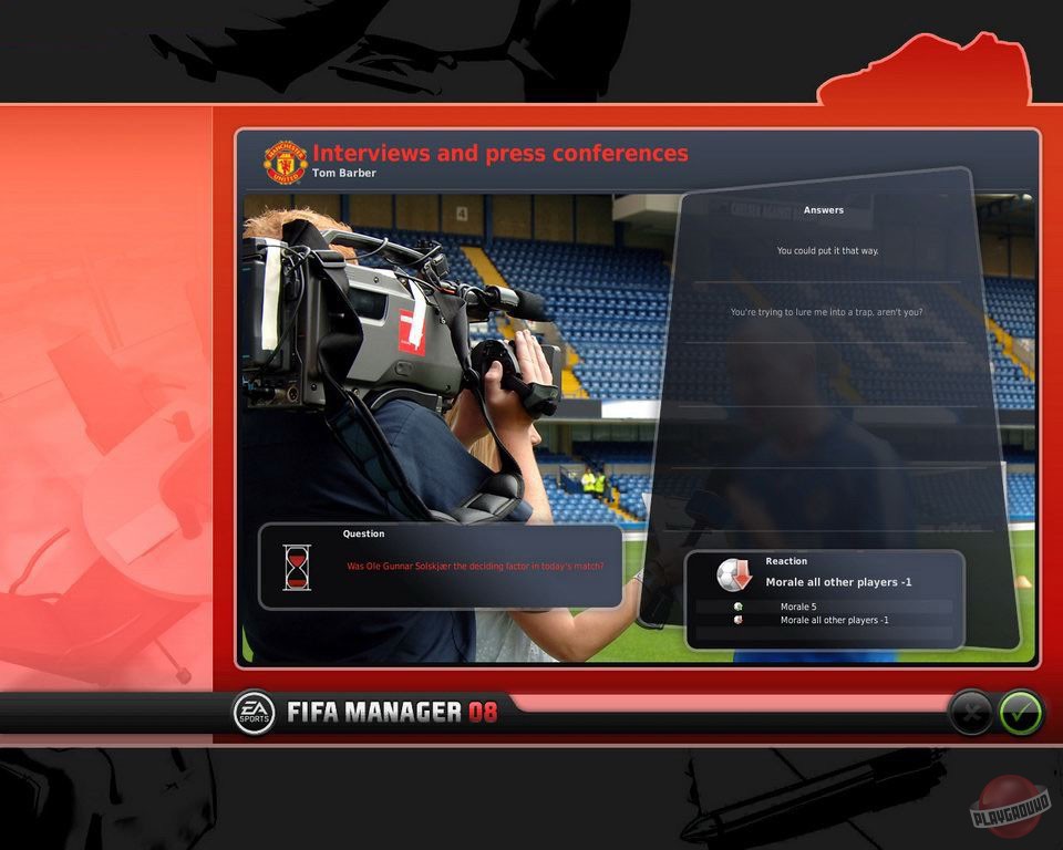 Скриншот из игры FIFA Manager 08 - 22