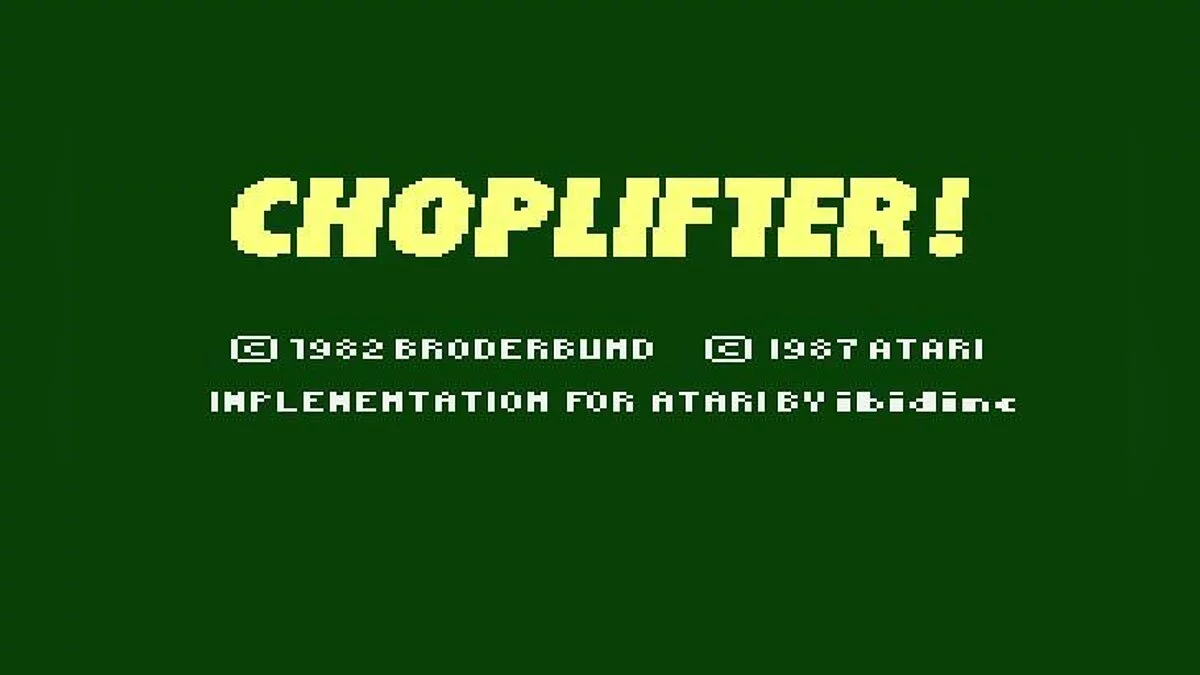 Скриншот из игры Choplifter - 2