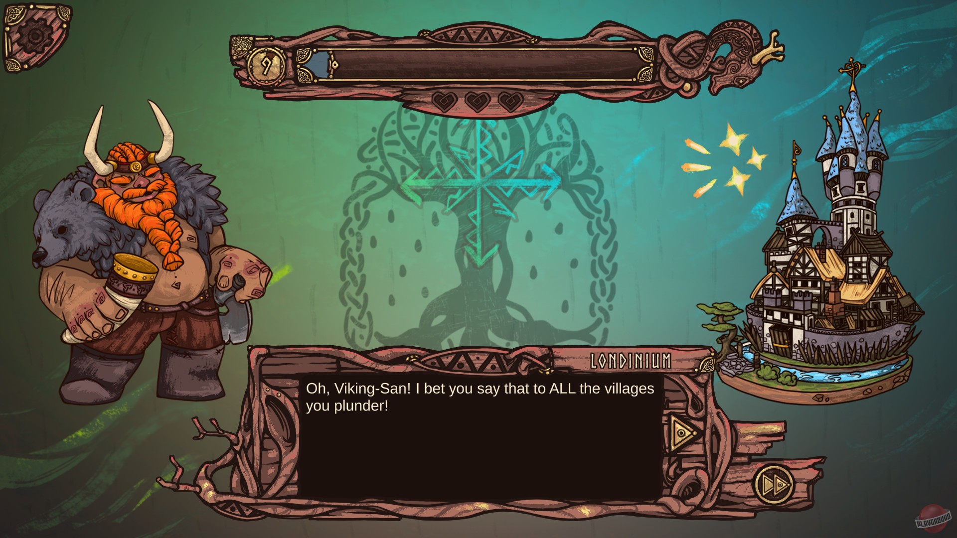 Скриншот из игры Doki Doki Ragnarok - 3