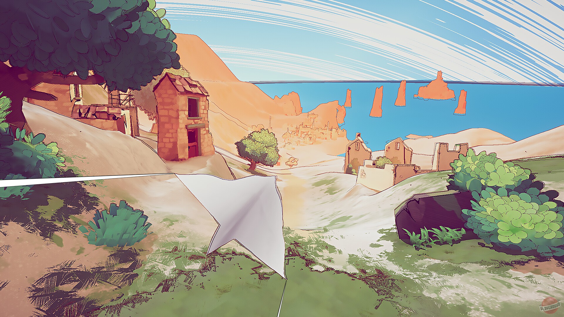 Скриншот из игры Paper Sky - 4