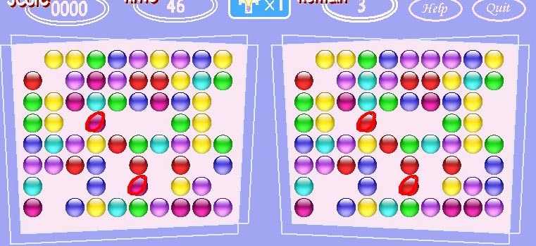 Скриншот из игры BubbleDiff - 1