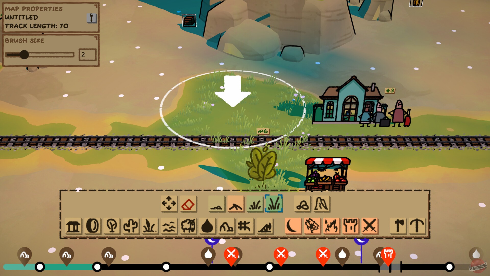 Скриншот из игры Trackline Express - 3