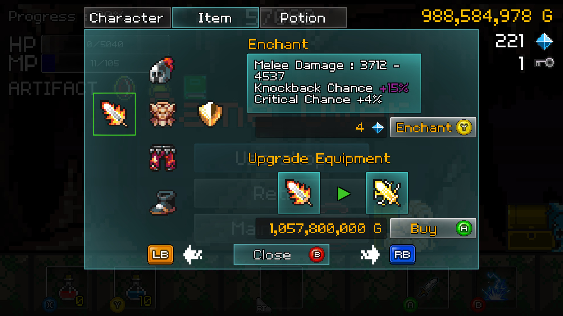 Скриншот из игры Buff Knight Advanced - 19