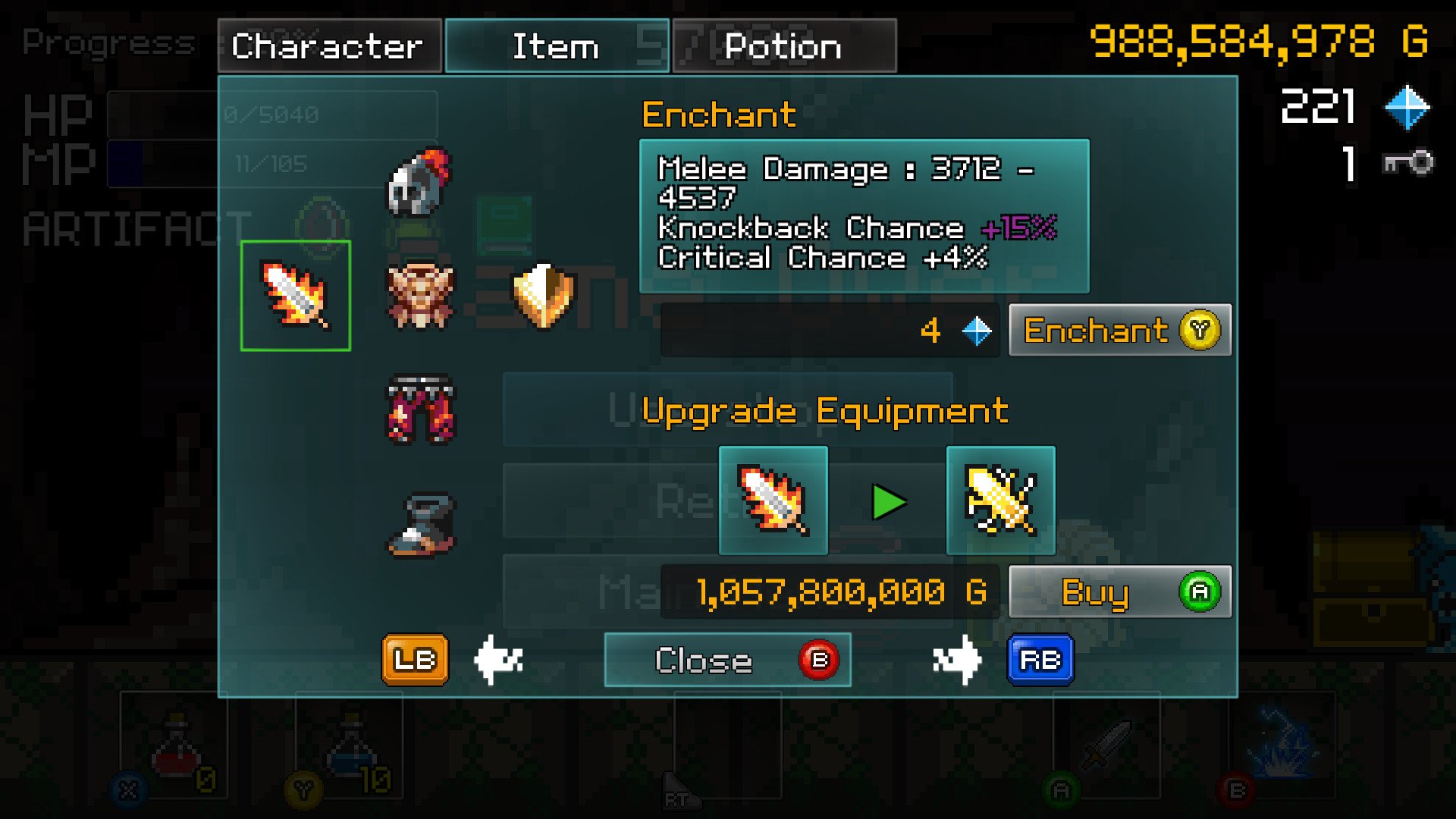 Скриншот из игры Buff Knight Advanced - 2