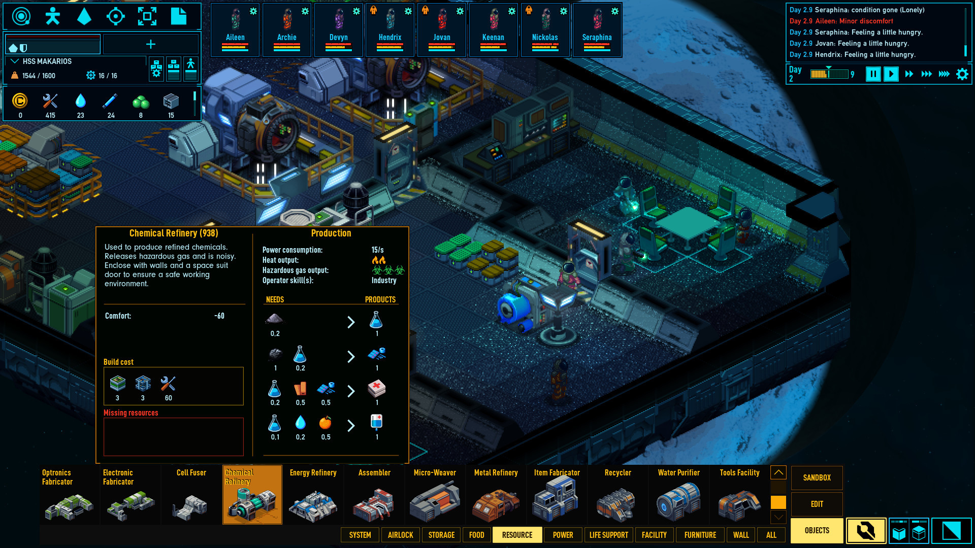 Скриншот из игры Space Haven - 54